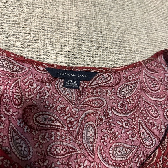 Paisley smocked Crop top - Picture 6 of 8